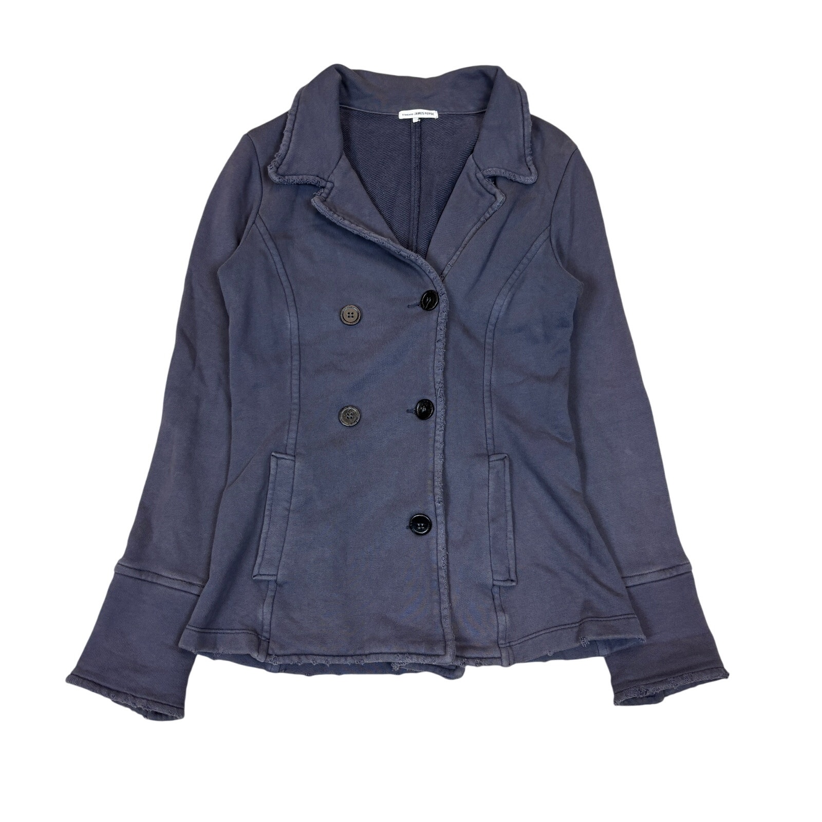 Standard James Perse Double Breasted Cotton Jacket Women's 3/L Minimalist